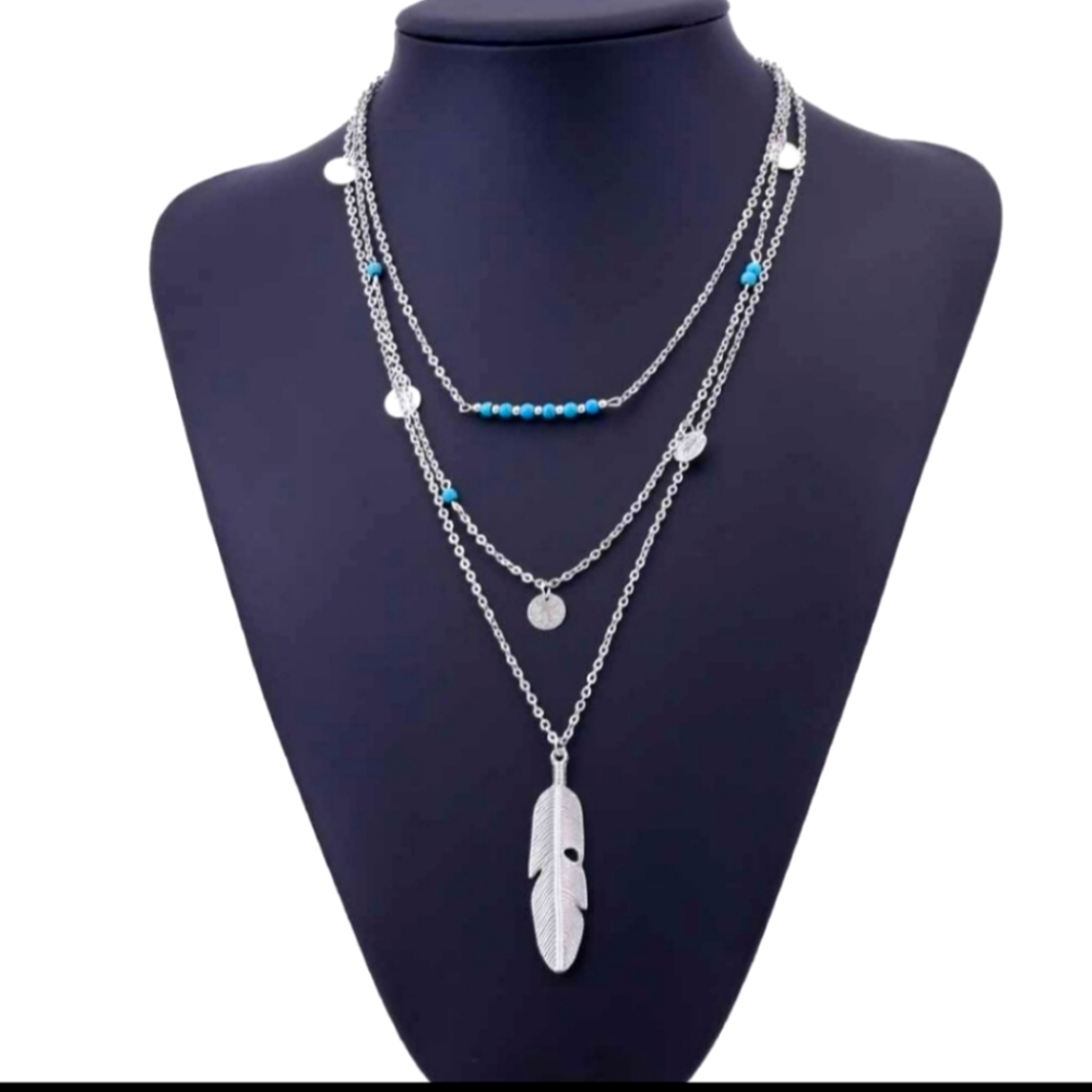 New Feather necklace